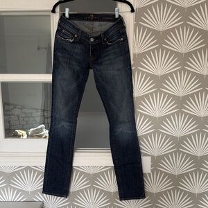 7 For All Mankind Dark Blue Jeans